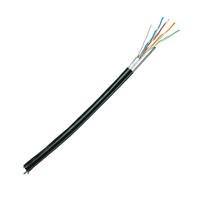 Câble réseau LAN Cat5e FTP HI LINK à faible perte, 4 paires, 24AWG, 305m, connecteur RJ45, gaine PVC, conducteur en cuivre nu, 100 Ohm, garantie 3 ans