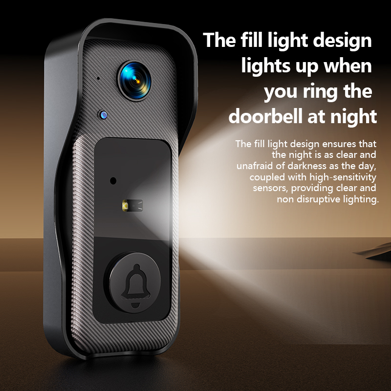 X6 4.3-Inch IPS Smart Video Doorbell with Indoor Monitor, 1080P HD Security Camera, 130° Wide Angle, Two-Way Audio & Night Vision - View 4