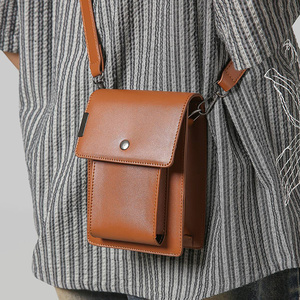 Mini sac bandoulière magnétique en cuir PU pour téléphone, sacoche messager - Product Image 3