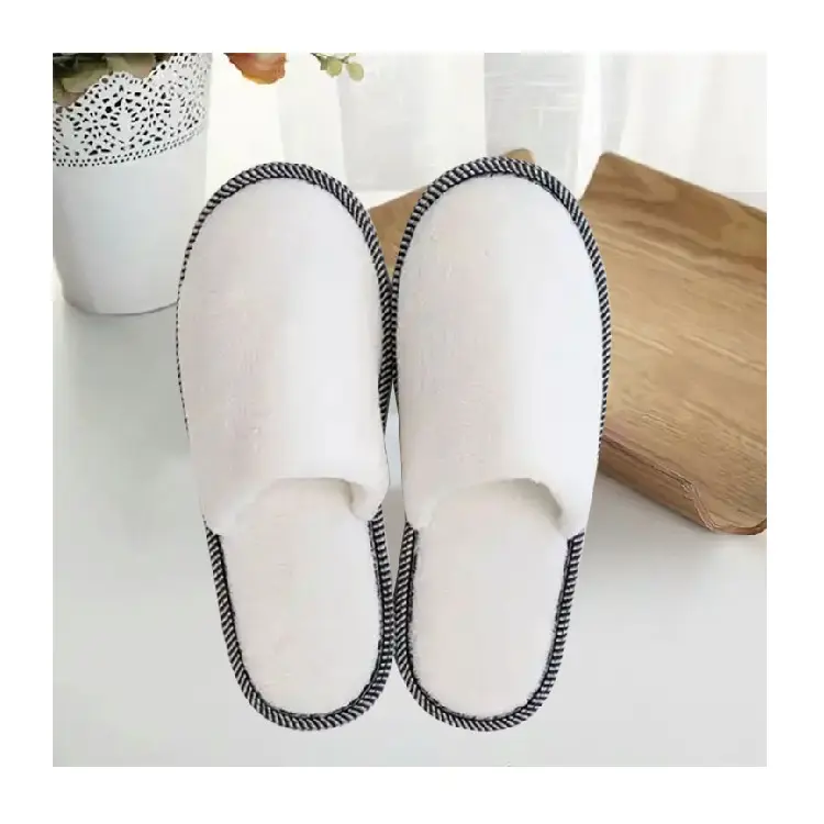 The most popular good-looking customized logo premium serviceable indoor disposable slippers hotel