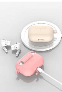 Étui de protection en silicone 15 couleurs pour AirPods <span class=keywords><strong>Pro</strong></span>, écouteurs sans fil avec porte-clés, ensemble antichoc pour AirPods 3 - Product Image 4