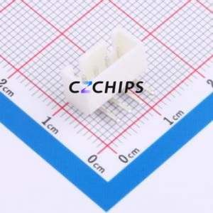 ZX-HA2.54-4PWZ Wire-to-Board Pin Header Bent Lead Through Hole,P=2.54mm Connector 1x4P 2.5mm Right Angle Insert XHB - Product Image 1