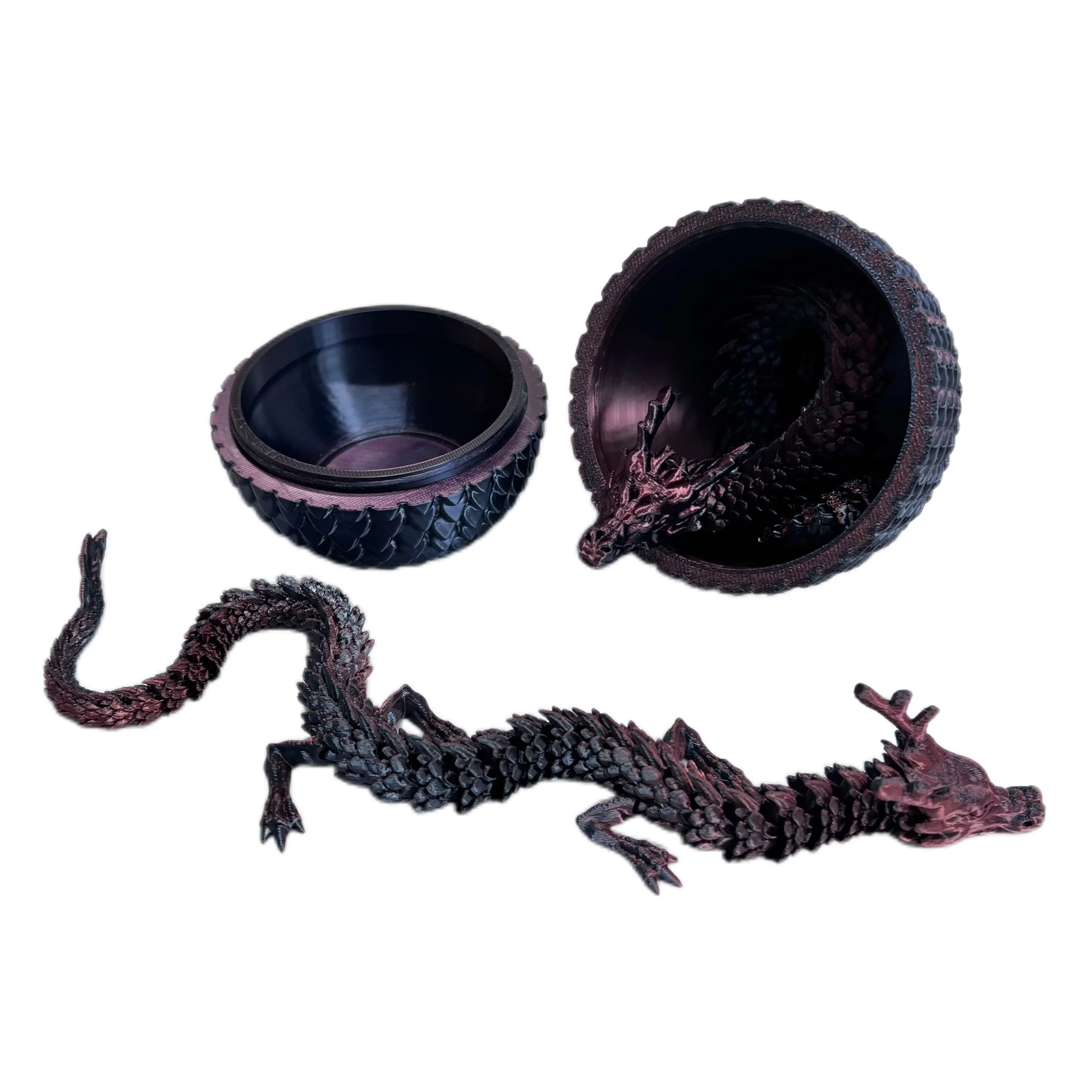 Chinese Dragon Quick Sample Can Customize 3D Printing Processing Service FDM Plastic 3D Printing Chinese Dragon and Dragon Egg
