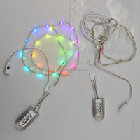 Lumière LED pour chaussures, bande LED magique couleur RGB, alimentée par batterie rechargeable USB, adressable numériquement