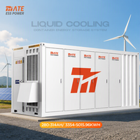 Système de conteneur BESS tout-en-un MATE à refroidissement liquide 3MWh 5MWh 40 pieds certifié UL LiFePO4 ESS pour projet d'énergie hybride solaire-éolienne