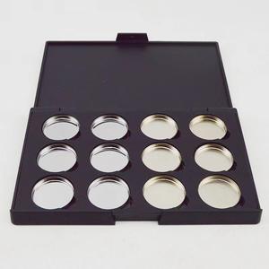 Palette de fard à paupières avec logo personnalisé 6 couleurs de marque privée certifiée ISO22716 palette de maquillage multi-paillettes chatoyantes longue durée - Product Image 4