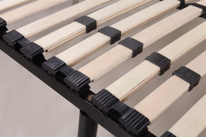<span class=keywords><strong>Sommier</strong></span> à lattes réglable avec lattes en bois flexibles, structure métallique robuste pour le marché européen, prend en charge OEM/ODM toutes tailles. - Product Image 4