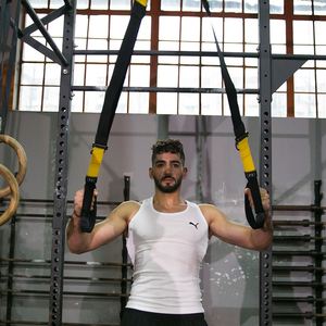 Sangles de suspension pour yoga, hamac d'inversion, système de suspension pour fitness, kit d'entraînement en suspension - Product Image 4