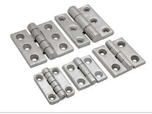 Bisagras Negras Reforzadas de Acero Inoxidable 304 para Puertas de Gabinetes de Equipos Industriales y Puertas Batientes de Alta Resistencia - Product Image 6