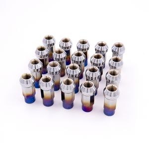 Bule-tuerca de rueda de carreras de titanio quemado, rosca de tornillo hueca, 12x1,5, para Toyota, Honda, Nissan - Product Image 3