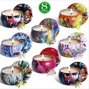 Supplies Custom Wholesale Candle Gift Set Luxury Fragrance Smokeless Private Label Aroma Natural Soy Wax Scented Candles
