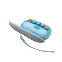Coupe-ongles portable pour bébé, sûr, doux et silencieux, lime à ongles électrique pour bébé avec lumière LED pour les soins des ongles de bébé à la maison et la nuit