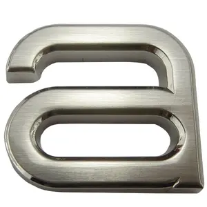 Manufacturer No Minimum Metal Iron Zinc Alloy Cast Die Cut letter Brooch Badge Custom Lapel Pins