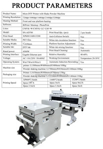 60 cm Large Format DTF Printer Inkjet Heat Press Vinyl Paper PET Film DTG T Shirt Transfer T-shirts <b>Printing</b> <b>Machine</b> - Product Image 2