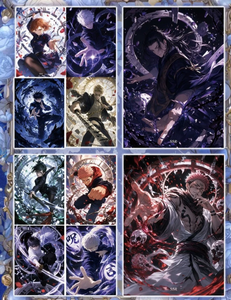 กล่องสุ่มสะสมชุดเต็ม Shangyou Cultural & Creative Jujutsuu Kaisenn รุ่น <span class=keywords><strong>Grand</strong></span> Night <span class=keywords><strong>Blue</strong></span> Waves Tear-off Fun - Product Image 3
