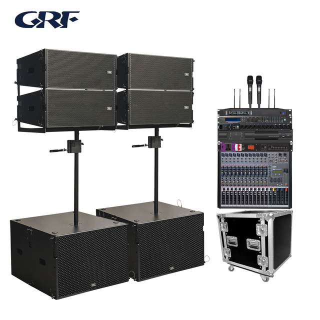 Professional Customized Double 10 Inch 2 Way Line Array Speaker 18 Inch Bass Pro Audio Speakers System for Party Events