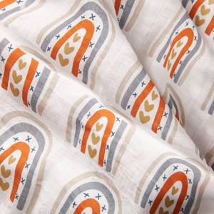 Manta de muselina de bambú para bebé 2 capas manta swaddle muselina de tela de algodón orgánico al por mayor - Product Image 3