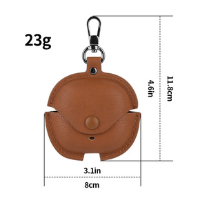 Funda de piel de PU Lisa para auriculares para <span class=keywords><strong>Xiaomi</strong></span> <span class=keywords><strong>Redmi</strong></span> buds 6 Lite, funda protectora ligera para <span class=keywords><strong>Xiaomi</strong></span> <span class=keywords><strong>Redmi</strong></span> buds 6 Lite - Product Image 3