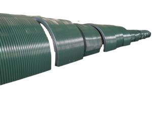 حالة جديدة لون معدني-حزام مانع للغبار من الفحم غطاء واقي للناقل الحجري - Product Image 4