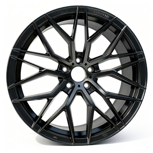 <span class=keywords><strong>Jantes</strong></span> en alliage d'aluminium noir brillant légères 5X120 5X108 5X114.3 5X112 pour berlines et SUV de luxe BYD <span class=keywords><strong>BMW</strong></span> Audi Toyota - Product Image 1