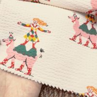 Tela 100% algodón con efecto arrugado, 95 g/m², transpirable, con estampado de camello, textura arrugada, resistente a las arrugas, para camisas de niños, 50 pulgadas