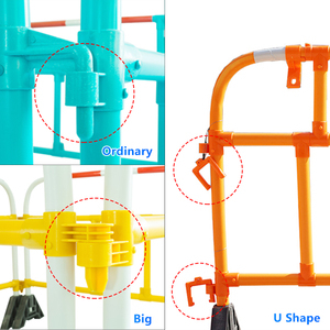 Rào Cản Đường Nhựa ODM Kiểm Soát Đám Đông Giao Thông Rào Cản Đỗ Xe PVC Rào Chắn Cho Người Đi Bộ - Product Image 3