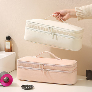 Nueva Bolsa de Almacenamiento para Estilizador de Cabello <span class=keywords><strong>Dyson</strong></span>, Organizador de <span class=keywords><strong>Secador</strong></span> de Pelo de Nailon de Doble Capa, Portátil, con Compartimentos, Diseño Moderno y Minimalista - Product Image 2