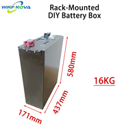 /CE Solutions d'alimentation de secours à domicile protégées Stockage d'énergie modulaire résistant à la poussière et aux chocs 5 kWh Supports de boîtes de batterie en métal