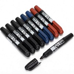 Marqueur permanent à pointe biseautée multicolores BV Custom Waterproof Oil 6 mm pour une écriture fluide - Product Image 1