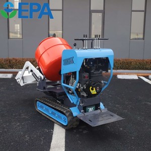 รถตักขนาดเล็ก EPA Engine Mini Crawler Loader 1 ตัน พร้อมเครื่องผสมคอนกรีตแบบเคลื่อนที่ได้ ใช้เครื่องยนต์เบนซินหรือดีเซล - Product Image 2