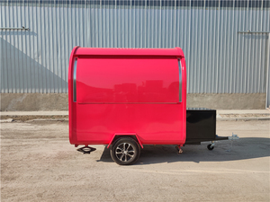 Camion alimentaire mobile entièrement équipé de Chine Chariot de rue en fibre de verre Remorques à <span class=keywords><strong>vélo</strong></span> <span class=keywords><strong>pour</strong></span> snacks Kiosque <span class=keywords><strong>pour</strong></span> hot-dogs - Product Image 4
