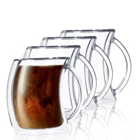 Diseño Moderno Ondulado, Recipiente Térmico Aislado de 250 ml, Resistente al Calor, Libre de BPA, Apto para Lavavajillas, Portátil, de Doble Pared, con Tapa de Empuje y Extracción
