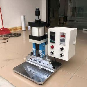 Pneumatic Purse Leather Wire Pressing Machine SemiAutomatic Luggage <b>Handbag</b> Silver Bag Indentation Machine Edge Pressing Machine - Product Image 2