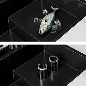 Évier de cuisine fonctionnel et polyvalent avec matériau anti-éclatement et cuve profonde pour usage domestique et hôtelier - Product Image 6