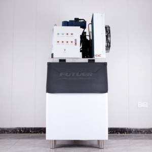 Máquina de Hielo en Escamas Eléctrica Comercial con Capacidad de Almacenamiento de 200 kg para Bebidas Frías - Product Image 1