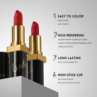 Échantillon Gratuit Rouge à Lèvres Mat Velouté Soie Personnalisé en Gros, Sans Cruauté Animale, Durable et Imperméable pour Maquillage Cosmétique