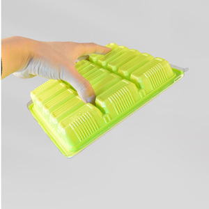 Scatola per gnocchi usa e getta in plastica per contenitore da asporto per gnocchi da 18 griglie all'ingrosso - Product Image 3