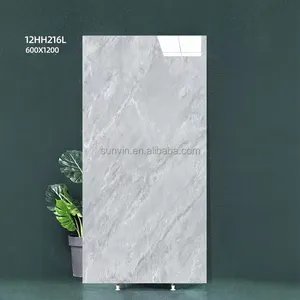 Gres porcellanato di grandi dimensioni 600x1200 piastrelle pavimento grande e da parete piastrelle in ceramica lucidata