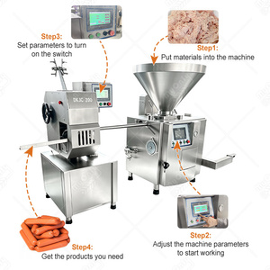 Máquina Automática para Rellenar Salchichas MY, Rellenadora de Salchichas al Vacío, Máquina Industrial para Hacer Salchichas, Precio - Product Image 3