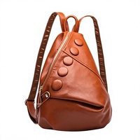 Nouveau Sac à Dos de Voyage en Cuir Véritable pour Femme 2026, Style Coréen Tendance Urbaine, Sac à Bandoulière en Cuir de Vachette Résistant à l'Usure avec Fermeture Éclair