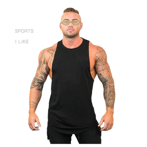 Camiseta Deportiva Personalizada para Hombre, Camiseta de Gimnasio con Espalda Cruzada, Transpirable, Lisa, Chaleco de Culturismo sin Mangas, Ropa Deportiva Activa para Hombre - Product Image 1