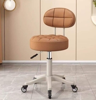 Fauteuil moderne en cuir PU durable avec structure métallique, coussin ergonomique, design compact, pour salon, bureau à domicile, hôtel