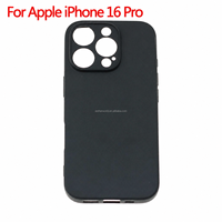 Coque de téléphone en TPU souple en gros pour iPhone 16 16 Plus 16 Pro 16 Pro Max, finition mate, antichoc, protection fine