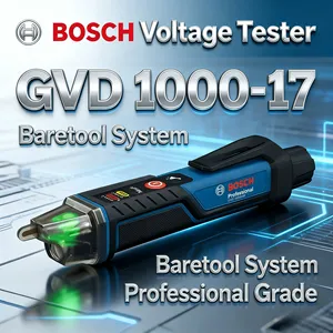Détecteur de tension sans contact <span class=keywords><strong>Bosch</strong></span> GVD 1000-17, testeur de tension 24V-1000V, stylo indicateur de tension, auto-test de tension, détecteur intelligent de point de rupture - Product Image 2
