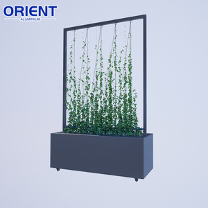 Maceta Metálica <span class=keywords><strong>Rectangular</strong></span> <span class=keywords><strong>Grande</strong></span>, Jardinera de Aluminio, Macetas Ecológicas para Jardín - Product Image 5