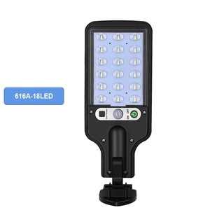ไฟถนน LED พลังงานแสงอาทิตย์ COB+SMD โคมไฟพลังงานแสงอาทิตย์กลางแจ้งพร้อมโหมดแสง 3 โหมดกันน้ำเซ็นเซอร์ตรวจจับความเคลื่อนไหวไฟรักษาความปลอดภัย - Product Image 6