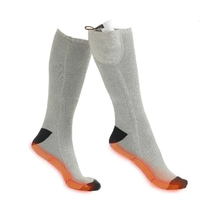 Chaussettes chauffantes antidérapantes en polyester épais 100% pour l'hiver, alimentées par batterie 33500 mAh, chauffage électrique OEM