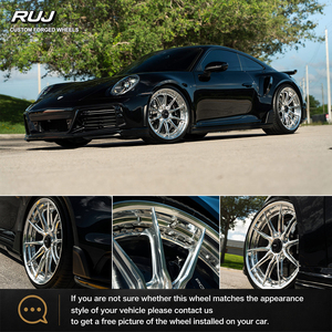 Jantes forgées polies en <span class=keywords><strong>2</strong></span> parties, 18 et 19 pouces, jantes de course 5x114.3 5x120 pour Audi RS5 RS7 Ferrari 458 Italia Porsche GT3 <span class=keywords><strong>RS</strong></span> C63 AMG - Product Image 2