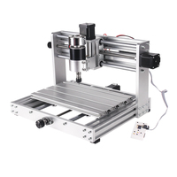 Fresadora CNC 3018 MAX de 3 Ejes con Estructura de Aluminio, Placa de Control GRBL y Motor de Husillo Único para Plástico, Madera, Acrílico, PVC y PCB