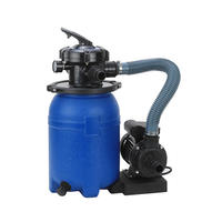Filtre à cartouche de sable HDPE sur mesure de qualité supérieure avec pompe PP pour système de filtration de piscine hors sol extérieure